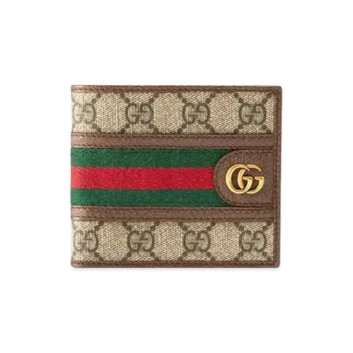 GUCCI Ophidia GG Coin Wallet "Beige/Ebony"