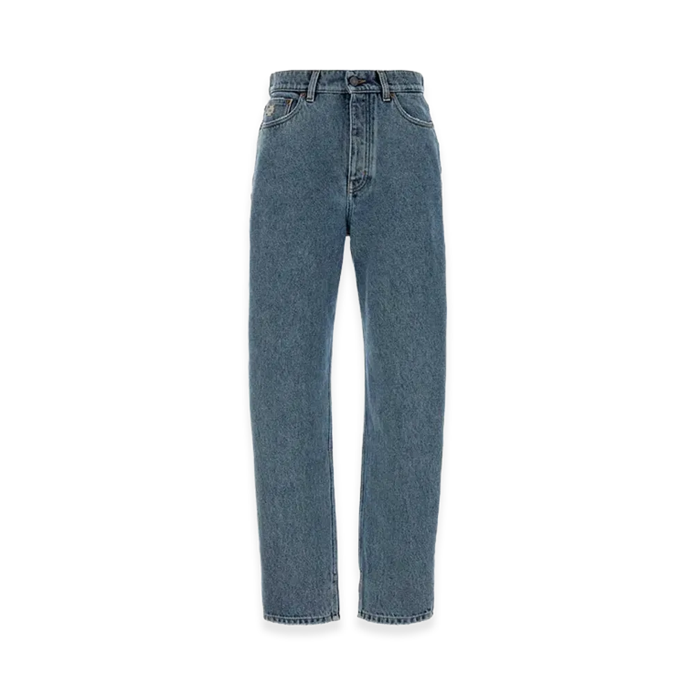 Chloe Women's Tapered Denim Jeans "Blue"