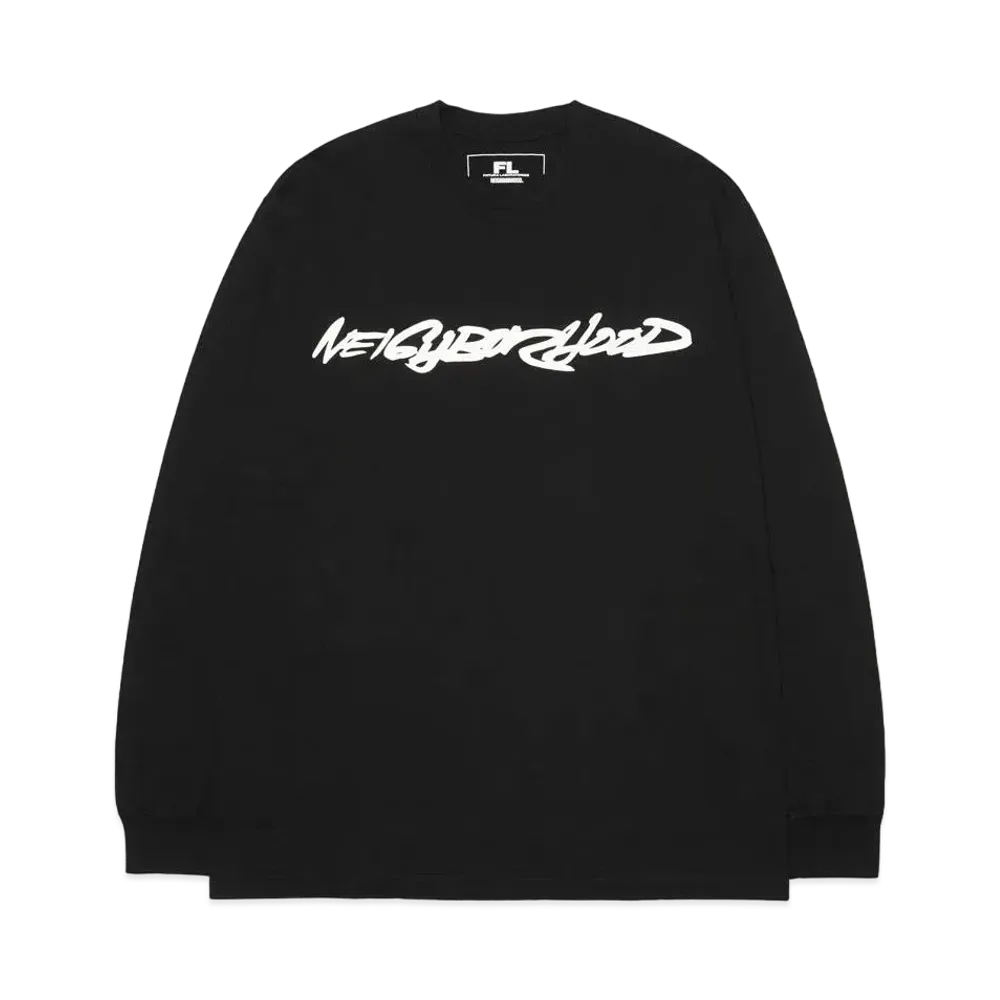 NEIGHBORHOOD x Futura Laboratories Crew L/S T-Shirt "Black"