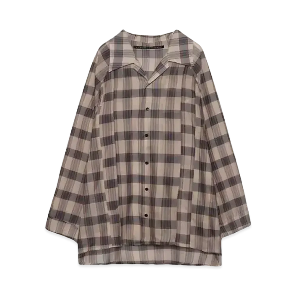 my beautiful landlet ORGANDY CHECK "BEIGE"