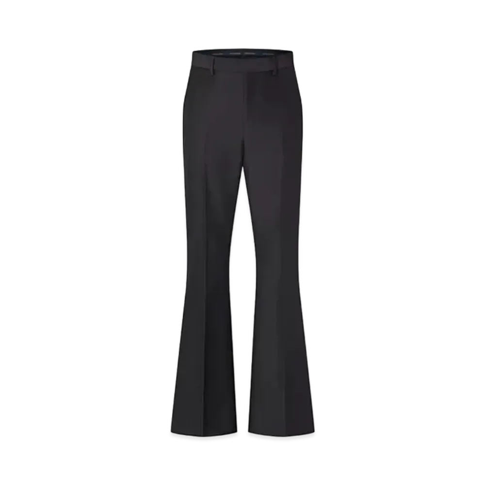 Louis Vuitton Tailored Wool Flared Pants "Noir"