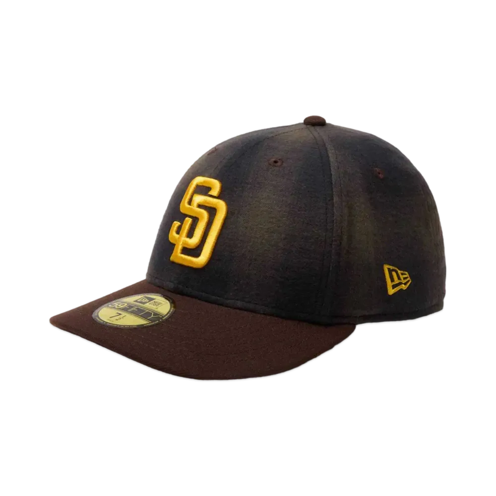 NEW ERA LP 59Fifty MLB Ombre Check San Diego Padres "Brown"
