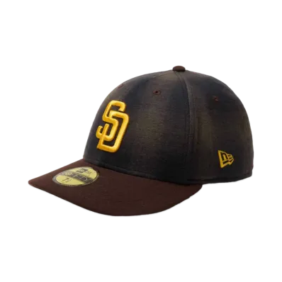 NEW ERA LP 59Fifty MLB Ombre Check San Diego Padres "Brown"