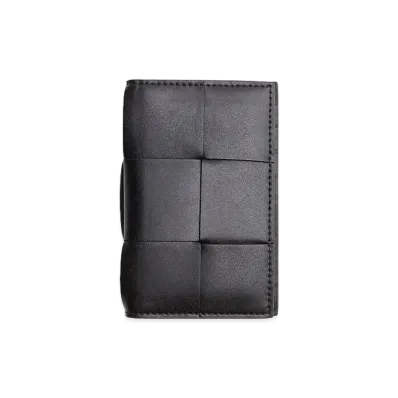 Bottega Veneta Flap Card Holder "Fondant"