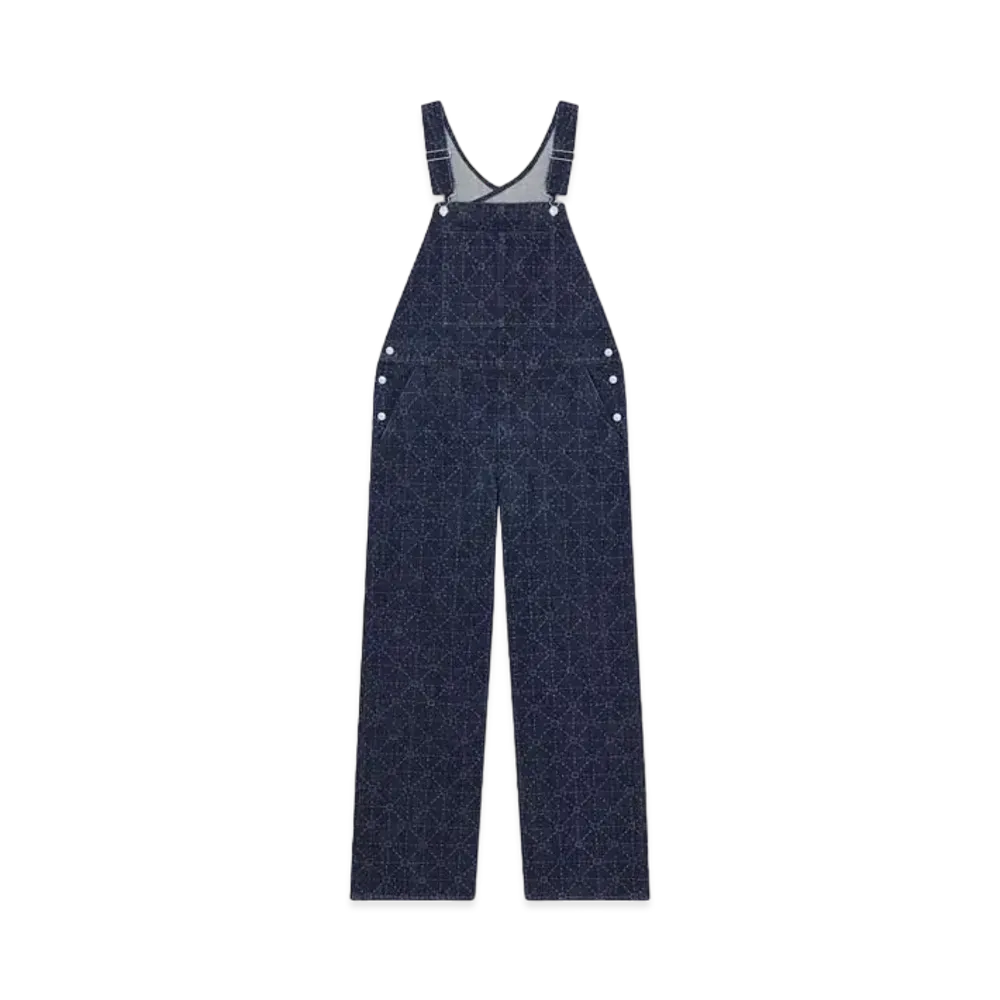 KENZO x Levi's Printed Denim Dungarees "Rinse Blue Denim"
