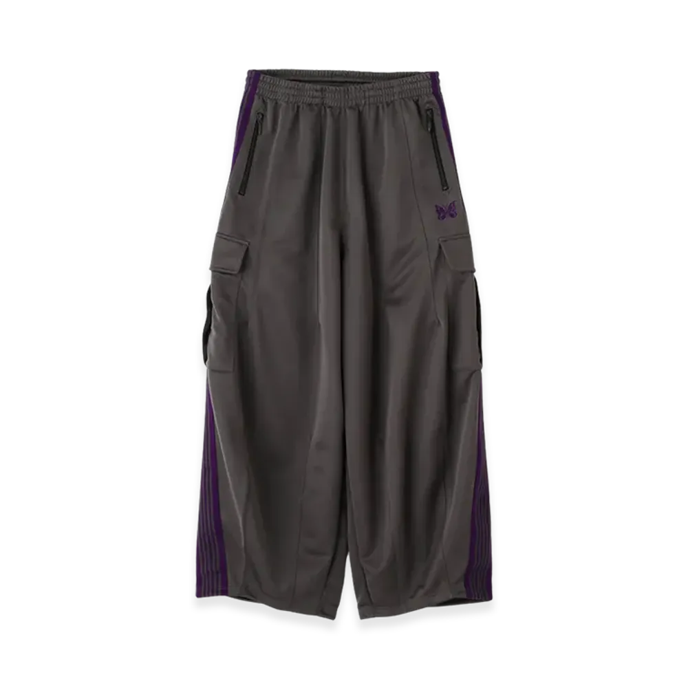 NEEDLES x LHP H.D. Track Pants BDU Poly Smooth "Charcoal"