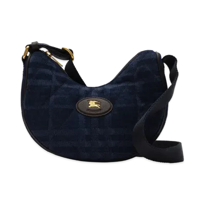 Burberry Women's Horseshoe Crossbody Bag "Blue"