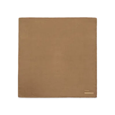 Graphpaper minus Botanical Dyed Linen Handkerchief "Brown"