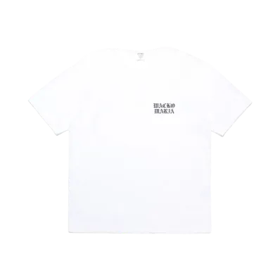 WACKO MARIA Washed Heavy Weight T-Shirt "White"