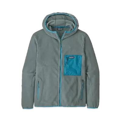 patagonia Men's Microdini Hoodie "Plume Grey"