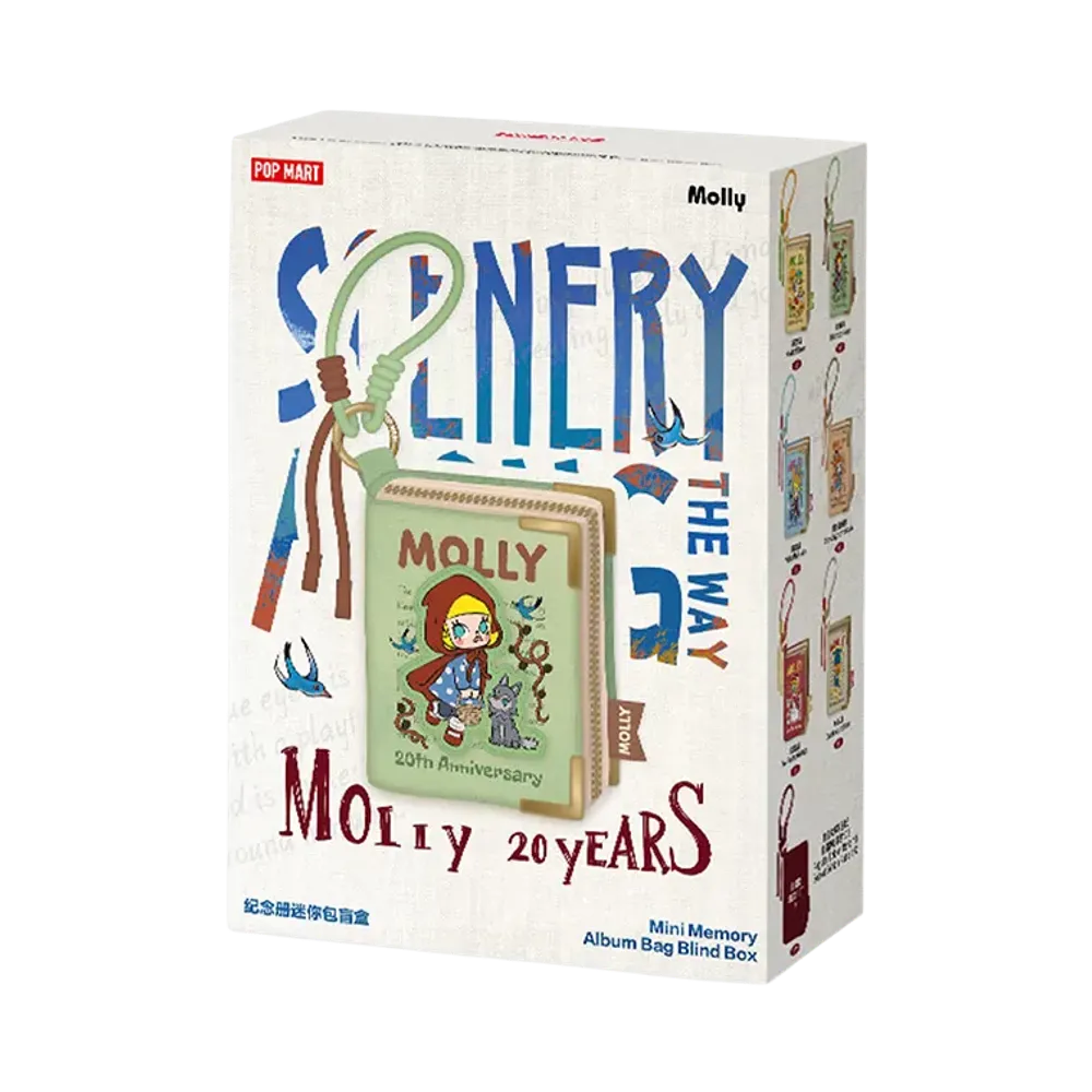 POP MART MOLLY Scenery Along the Way Series-Mini Memory Album Bag Blind Box [Piece]