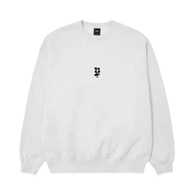 HUF Set Megablast Crewneck "Ash"
