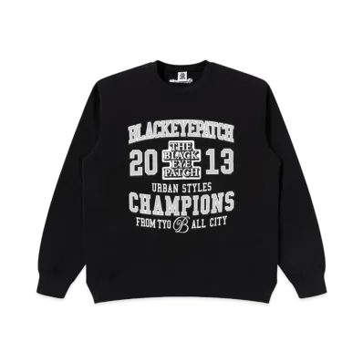 Blackeyepatch Champions Crew Sweat "Black"