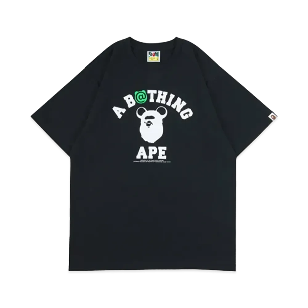 MEDICOM TOY x A BATHING APE BAPE College 2024 Beartee "Black"