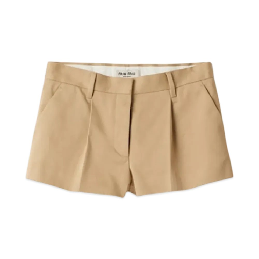 MIU MIU Women's Chino Shorts "Cord"