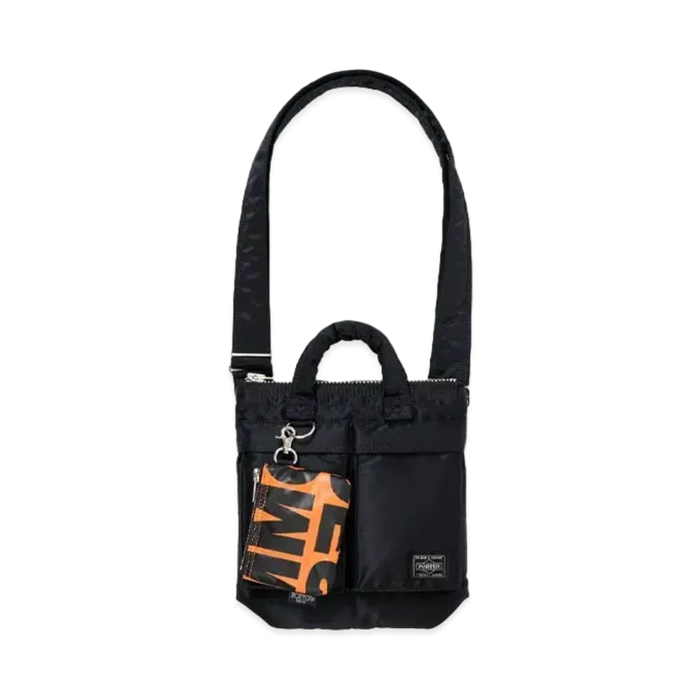 PORTER x COMME DES GARCONS Tanker Helmet Bag (XS) "Black" 381-17406