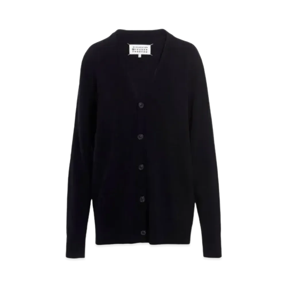 Maison Margiela V-Neck Cardigan "Dark Blue"