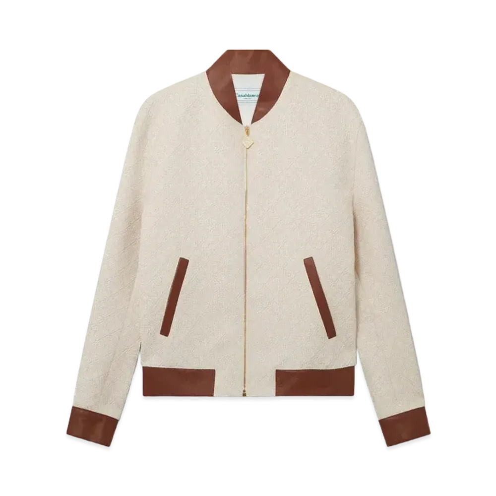 Casablanca Monogram Jacquard Souvenir Jacket "Off-White"