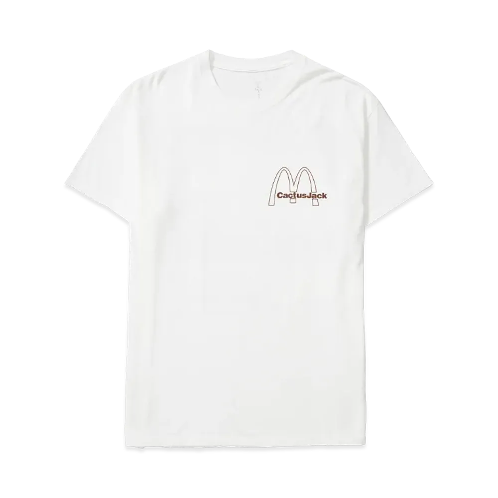 Travis Scott Cactus Jack x McDonald's Vintage Action T-Shirt "White"