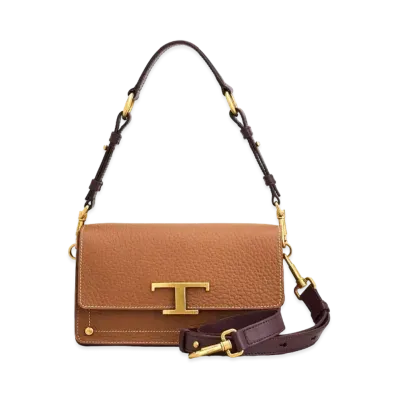 TOD'S T Timeless Crossbody Mini "Brown"