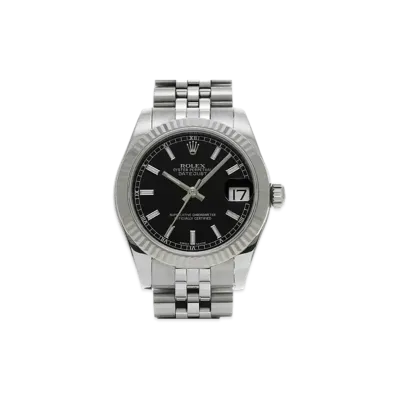 ROLEX Datejust "Black/Stainless Steel/White Gold"