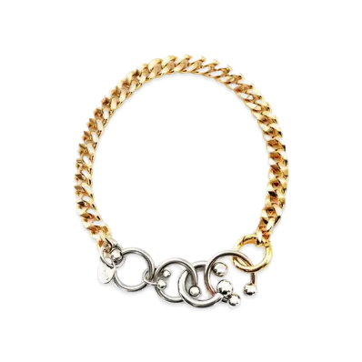sacai Body Pierce Necklace "Gold"