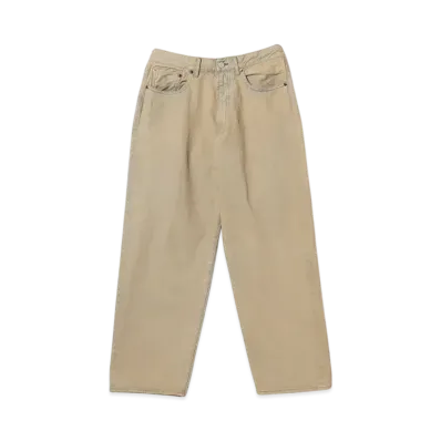 BEAMS Wide Fit Denim Pants "Beige"