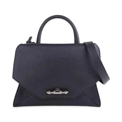 GIVENCHY Obsedia Flap Leather 2Way Bag "Black"