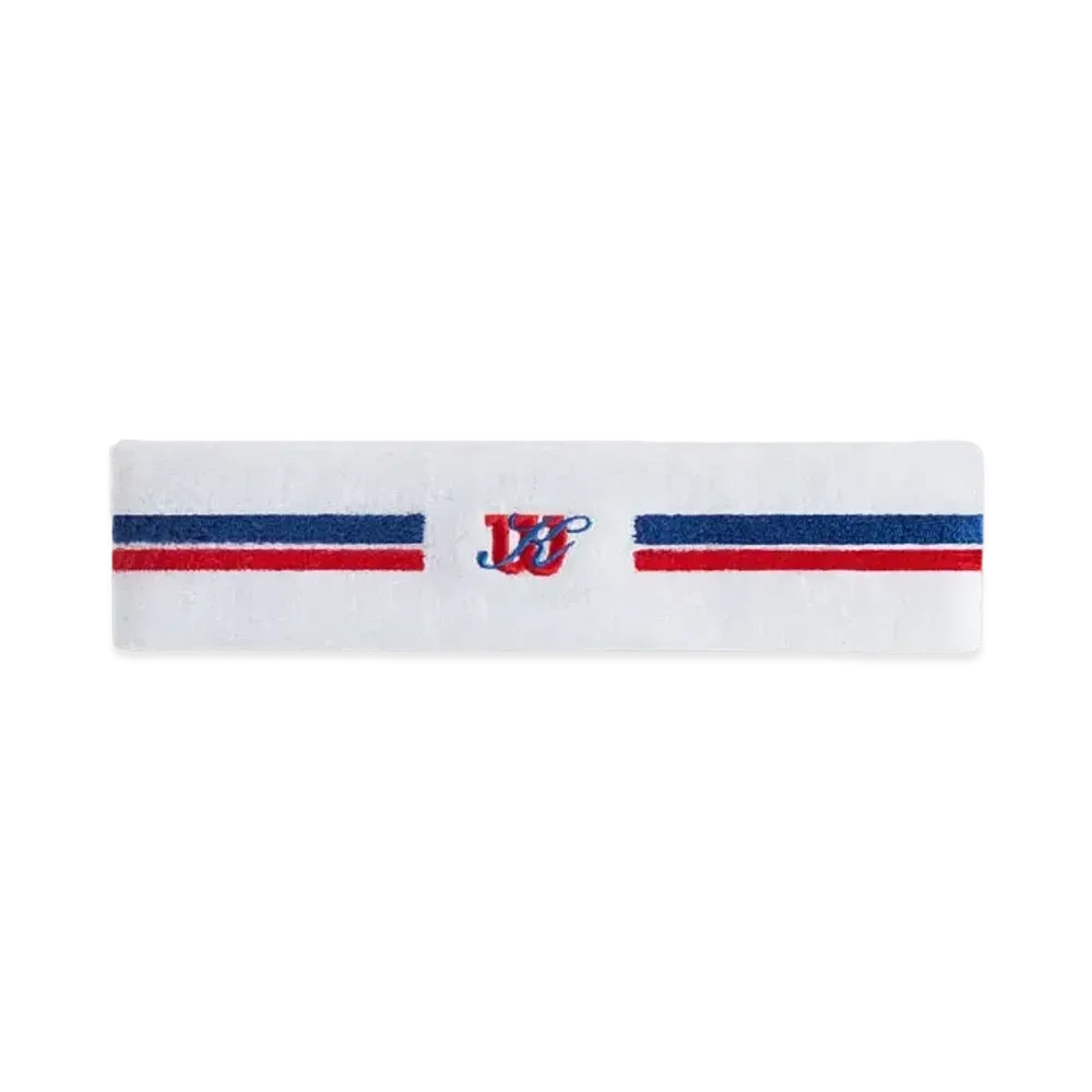 Kith x Wilson Crest Sweatband "White Alyssum"