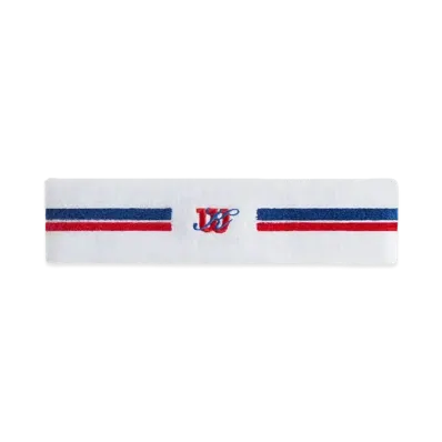 Kith x Wilson Crest Sweatband "White Alyssum"