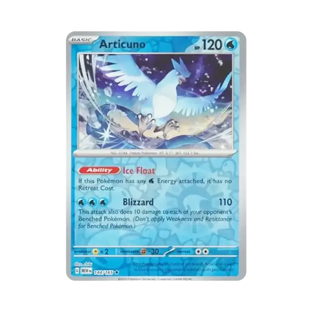 フリーザー R :リバースホロ [MEW EN 144/165]【英語版】(スカーレット&バイオレット「151」)