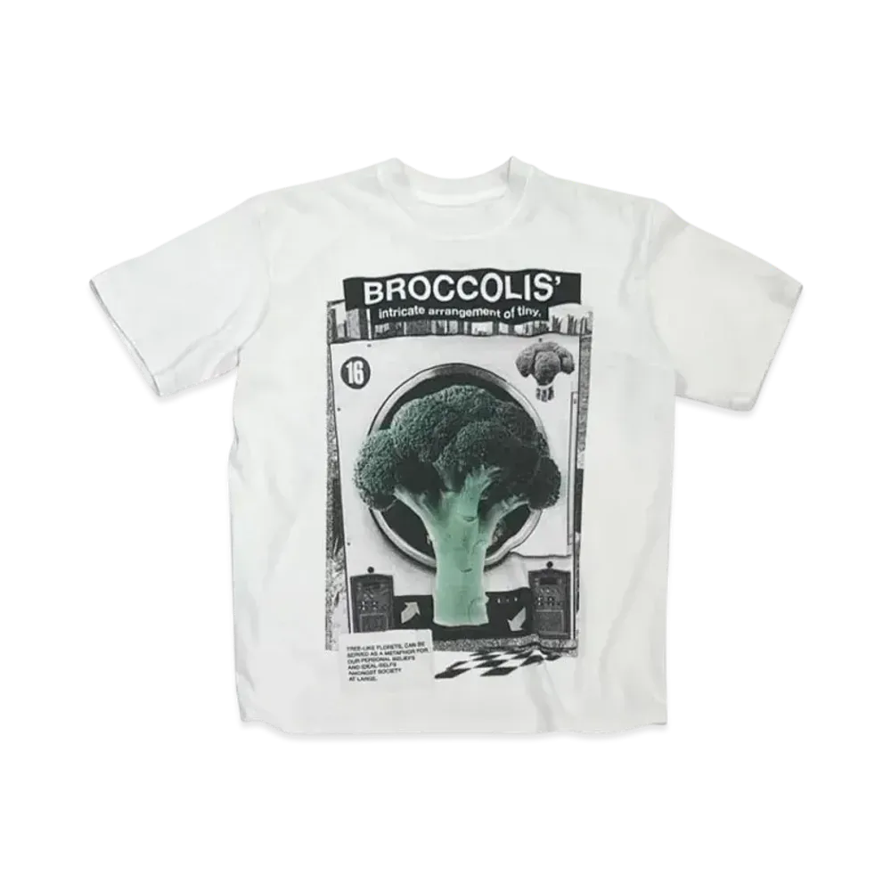 KURO 17/- Round Shape Dyed Tee "White"