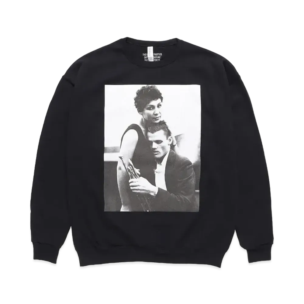 WACKO MARIA CHET BAKER / SWEAT SHIRT #4 "Black"