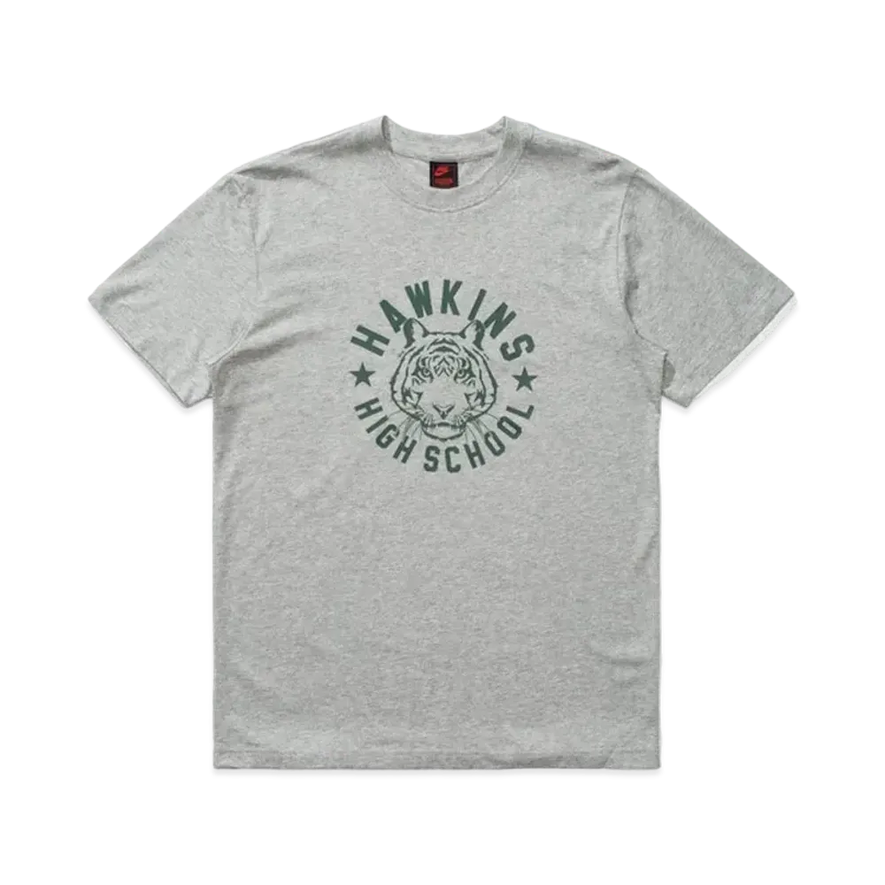 Nike x Stranger Things Hawkins High Tee "Grey"
