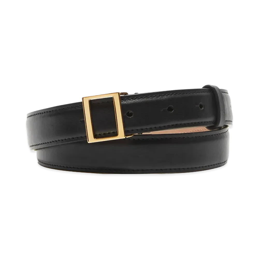 Acne Studios Leather Buckle Belt "Black"