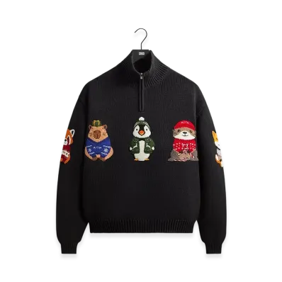 Kithmas Animals Wyona Quarter Zip "Black"