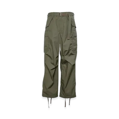sacai Cotton Nylon Oxford Pants "Khaki"