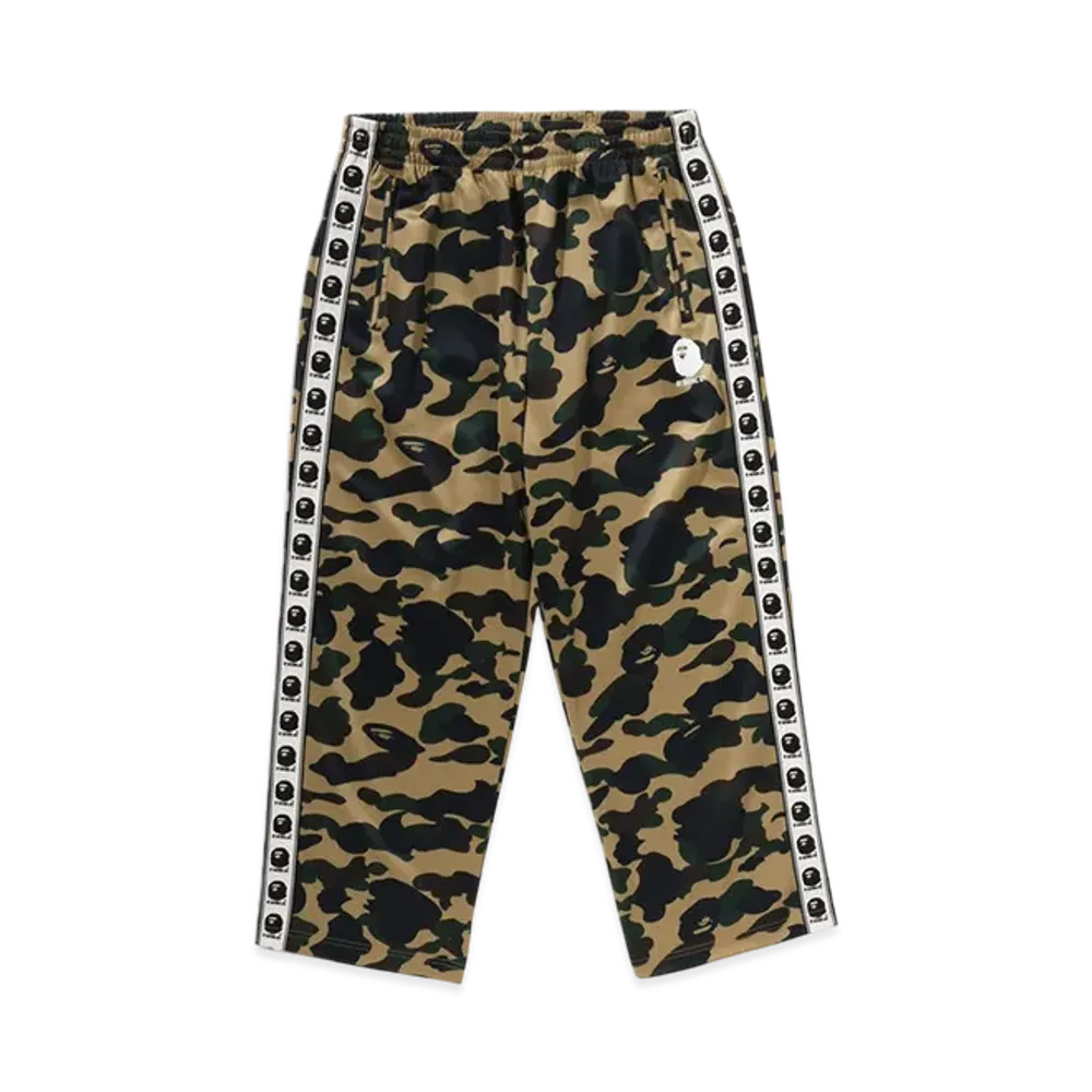 A BATHING APE 1St Camo Loose Fit Track Pants "Yellow"