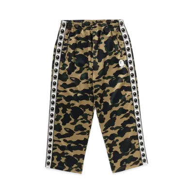 A BATHING APE 1St Camo Loose Fit Track Pants "Yellow"