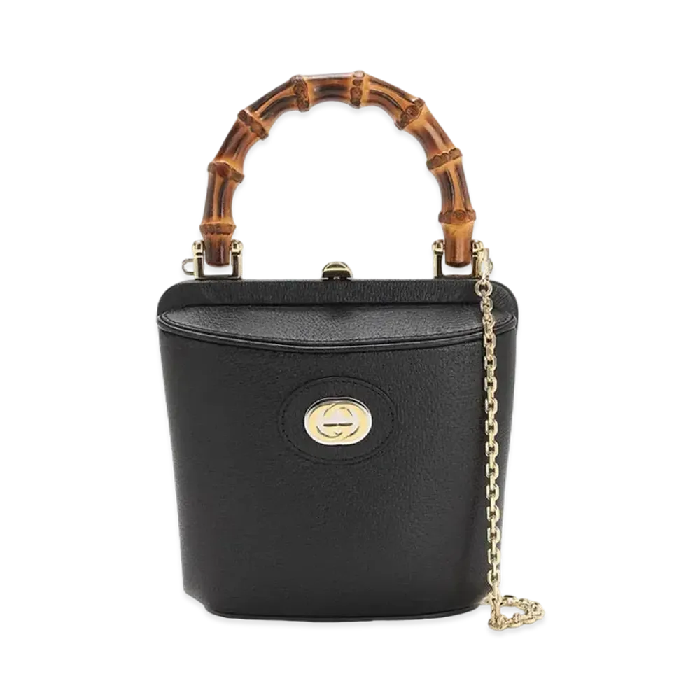 GUCCI Bamboo Mini Bucket 2WAY Bag