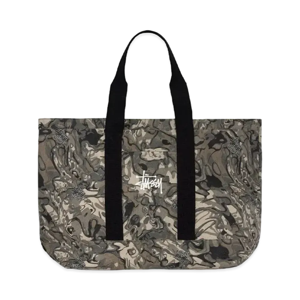 Stussy Canvas Extra Large Tote Bag "Veil Camo"