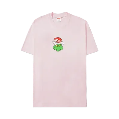 Supreme Grinch Tee "Pink"