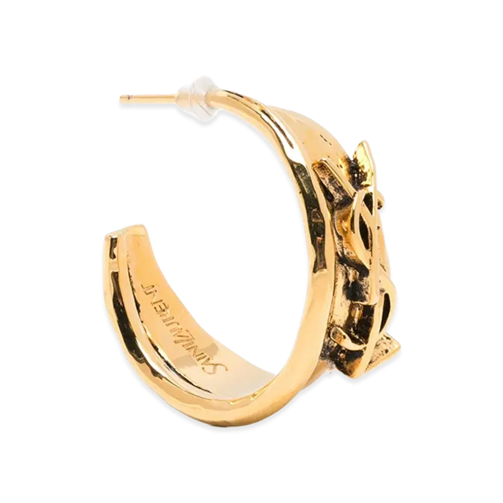 Saint Laurent Women's Metal Earrings "Gold"