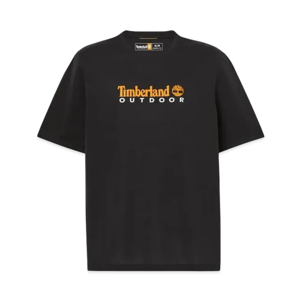 Timberland Men's Short Sleeve Outdoor Graphic Tee "Black"