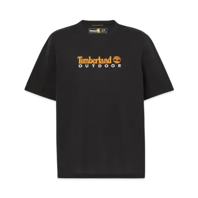 Timberland Men's Short Sleeve Outdoor Graphic Tee "Black"