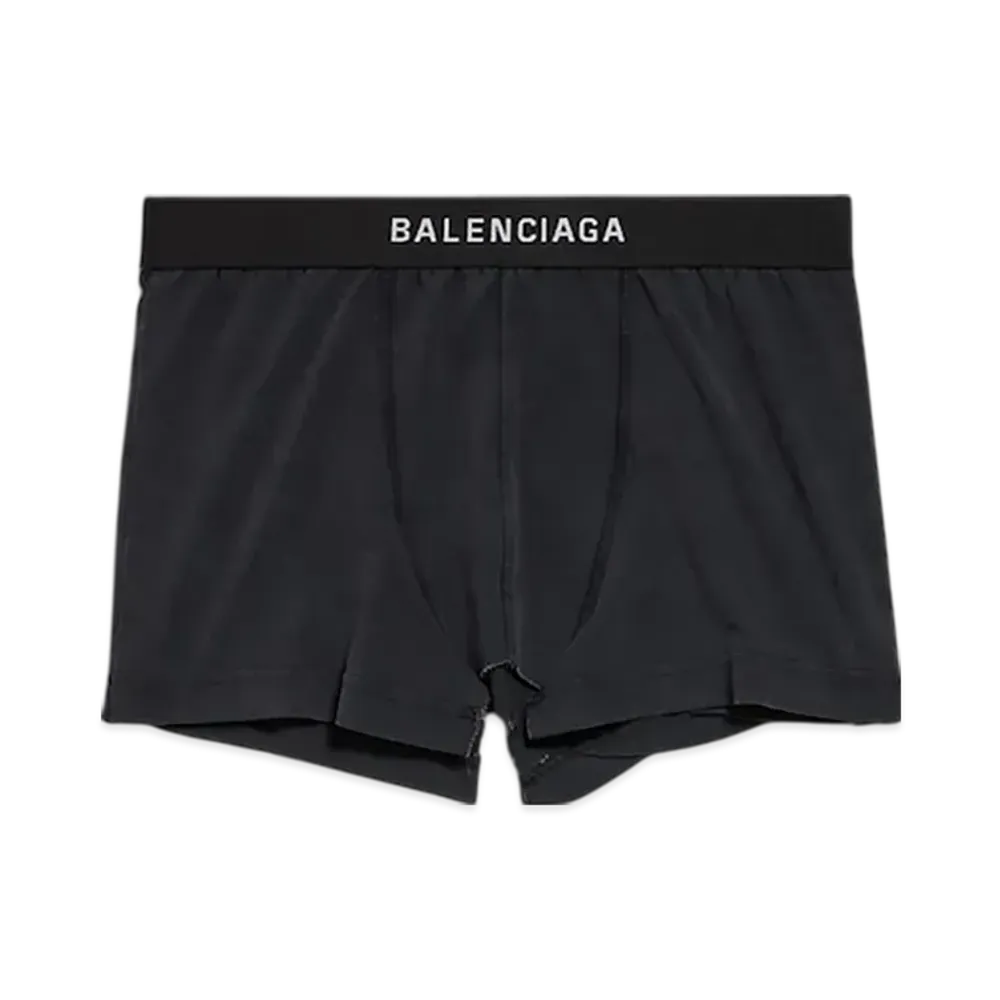 BALENCIAGA Women's Cut Off Brief Skirt "Fade Black"