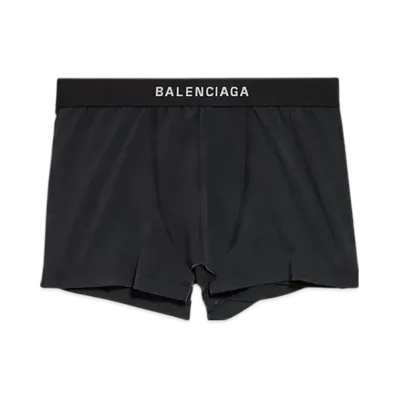 BALENCIAGA Women's Cut Off Brief Skirt "Fade Black"