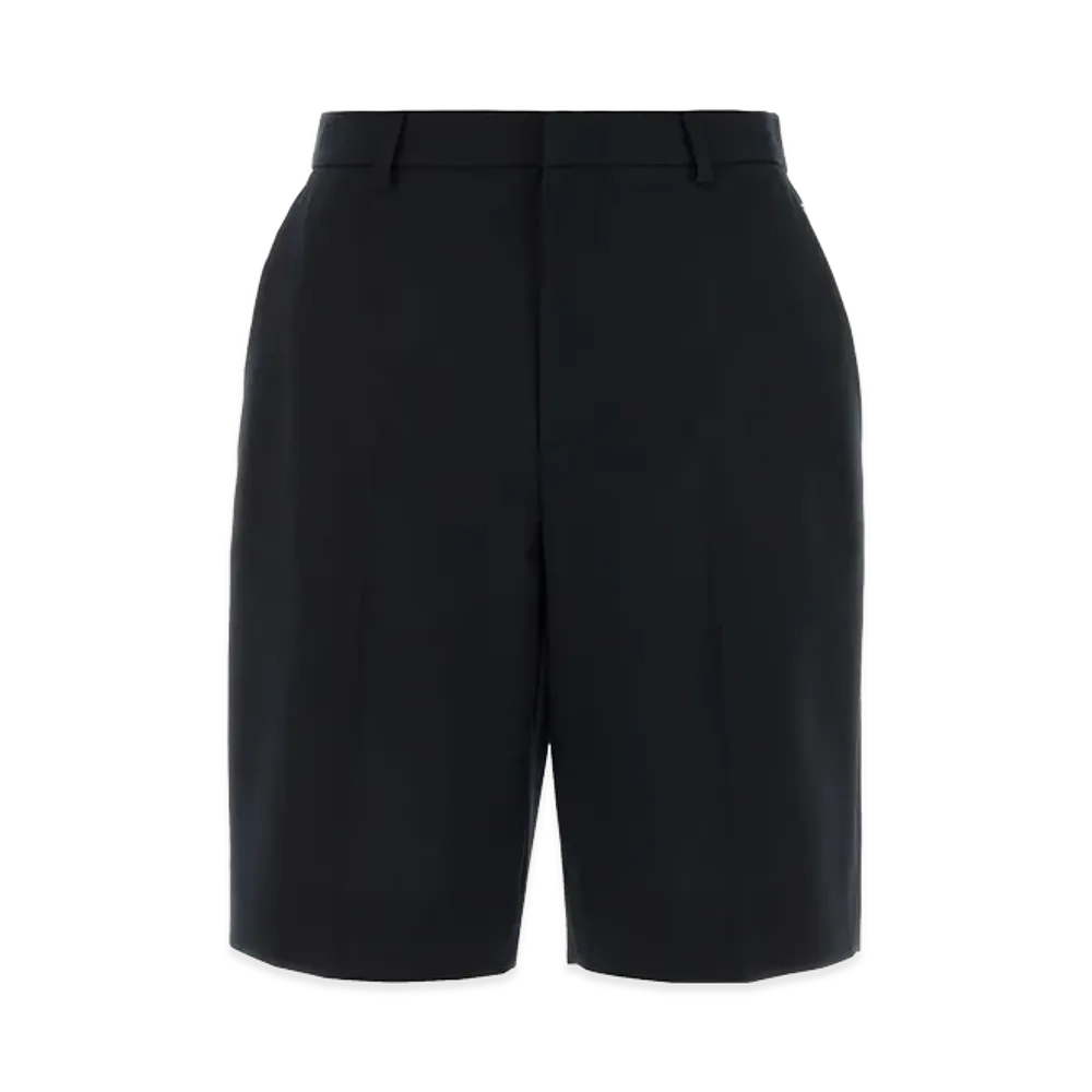 GUCCI Women's Wool Shorts "Blue"