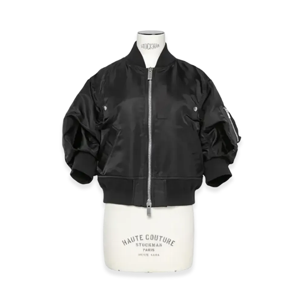 sacai Nylon Twill Blouson "Black"