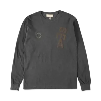 SAINT MXXXXXX x WIND AND SEA Slide L/S T-Shirt "Charcoal"